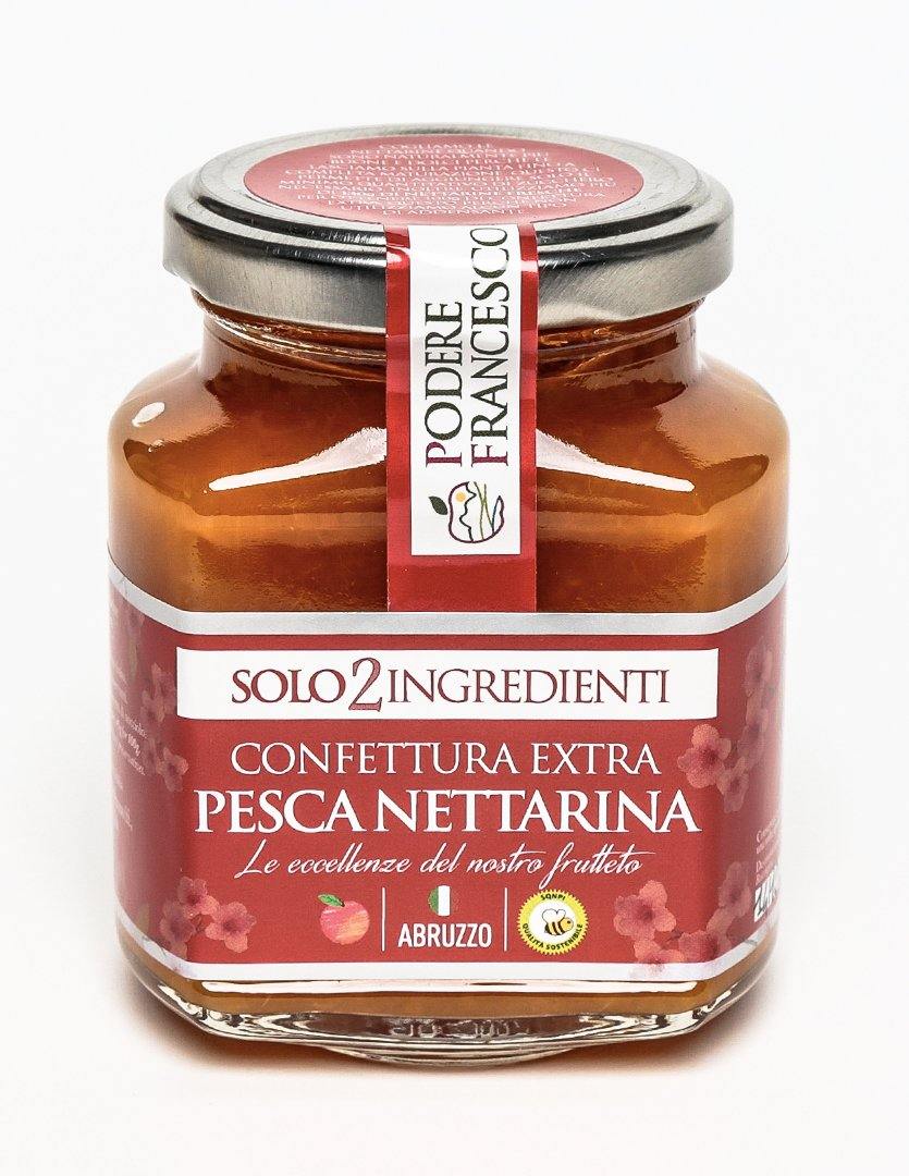 Confiture Extra aux nectarines 220g Podere Francesco - Abruzzo&Co