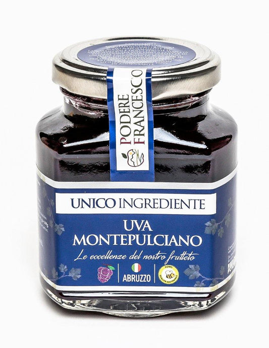 Confiture Extra de raisins Montepulciano 220g Podere Francesco - Abruzzo&Co