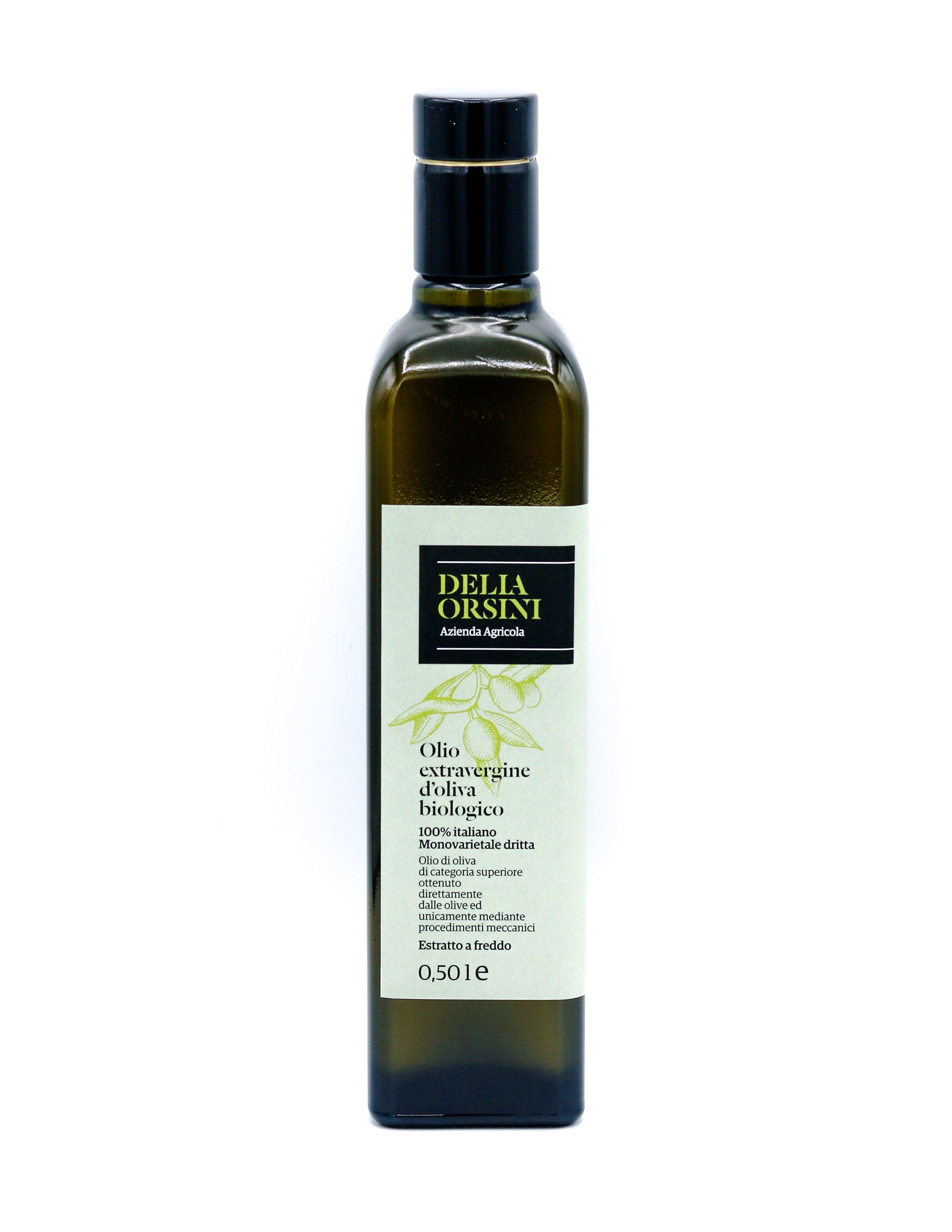 Huile d'olive bio extra-vierge Delia Orsini 500ml - Abruzzo&Co
