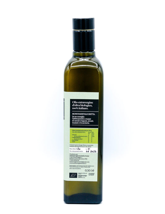 Huile d'olive bio extra-vierge Delia Orsini 500ml - Abruzzo&Co