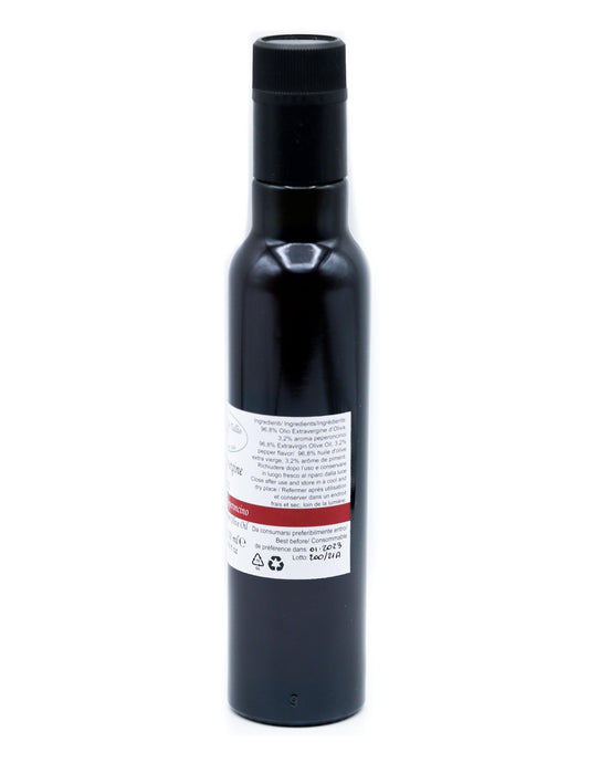 Huile d'olive aromatisé au piment 250ml - Abruzzo&Co