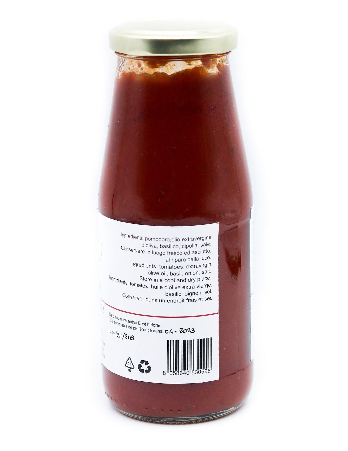 Sauce tomate au basilic - Abruzzo&Co