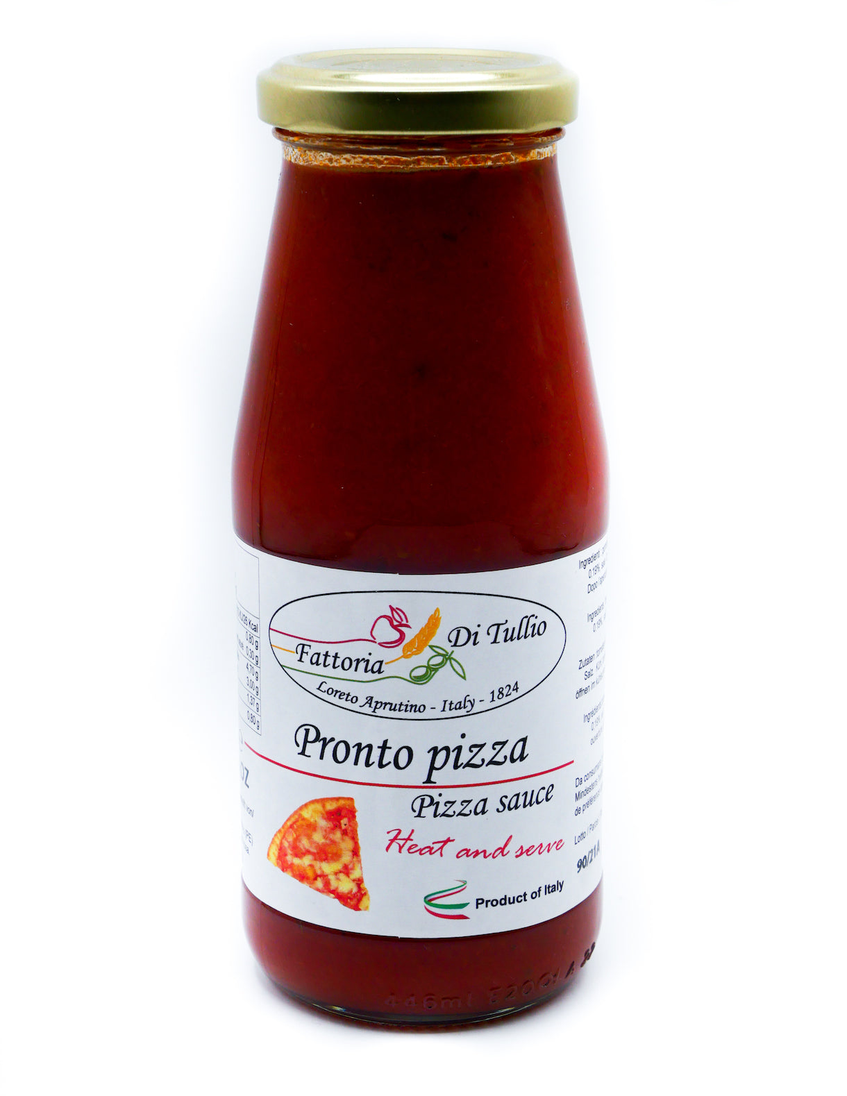 Sauce pour pizza prête à l'emploi. - Abruzzo&Co
