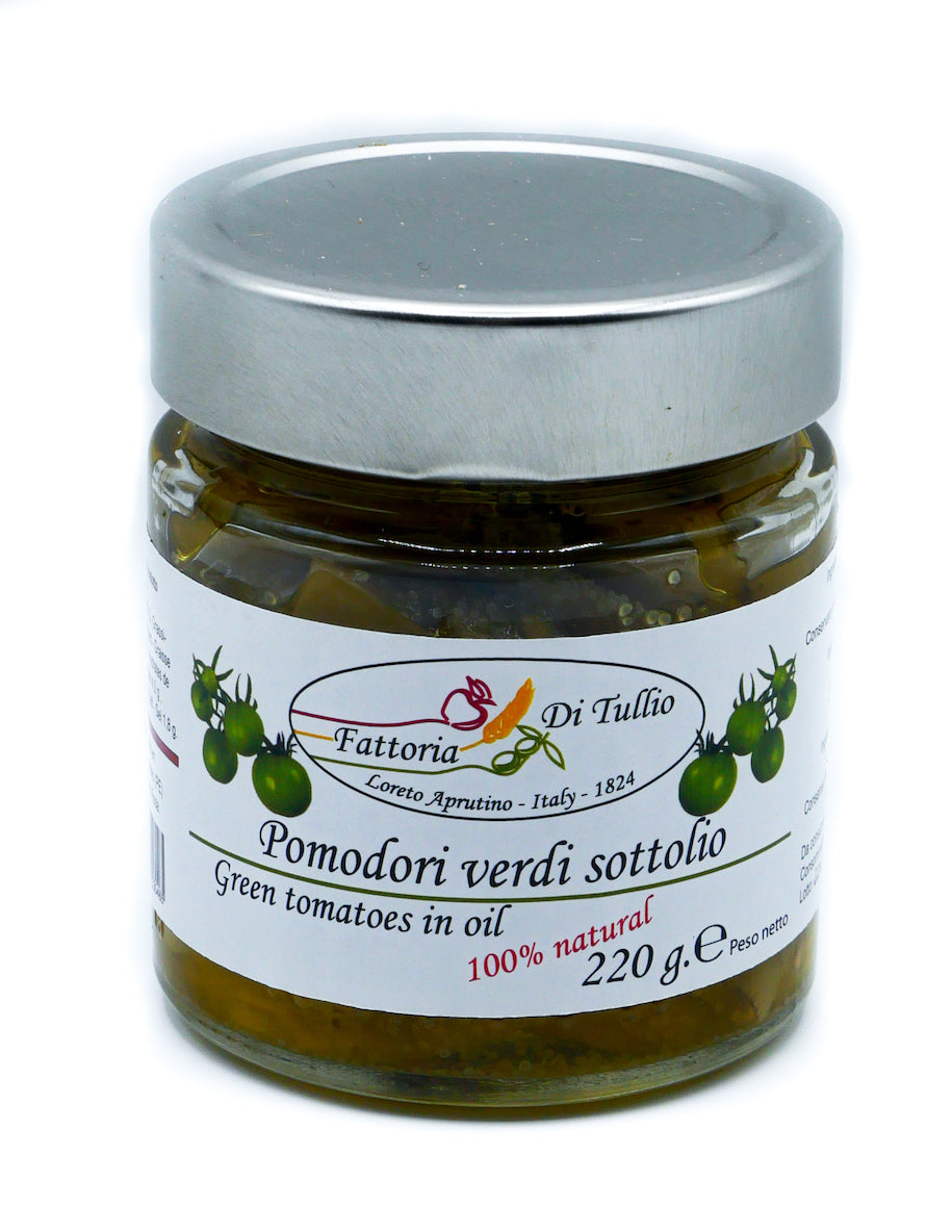 Tomates vertes sous huile - 220g - Abruzzo&Co